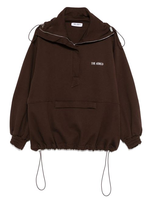 Felpa Anorak In Cotone Marrone THE ATTICO | 251WCB00091JJF007AA204